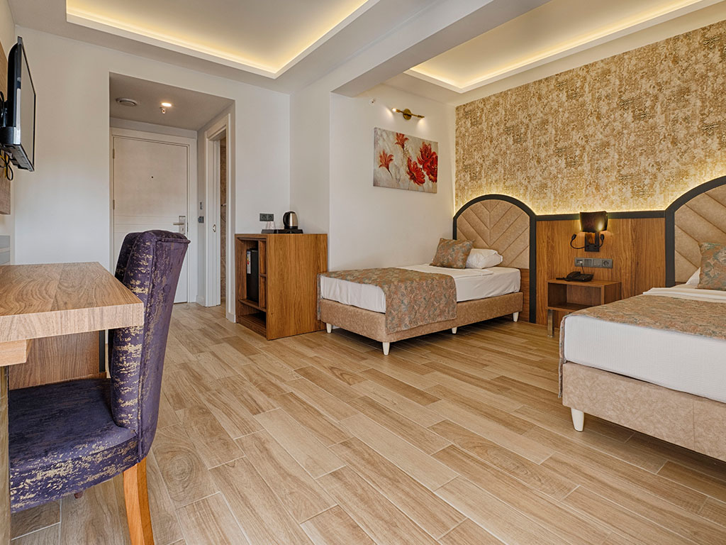 Standard Side Sea View Room living area